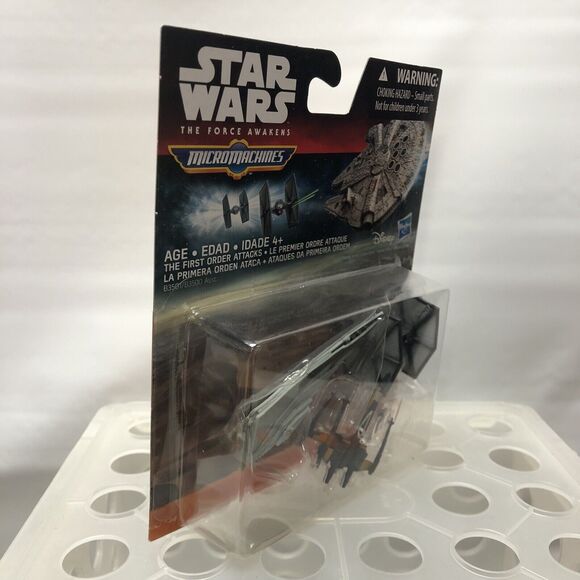 Star Wars Micro Machines 3-Pack The First Order Attacks Poe X-Wing Tie Fighter - Picture 2 of 10
